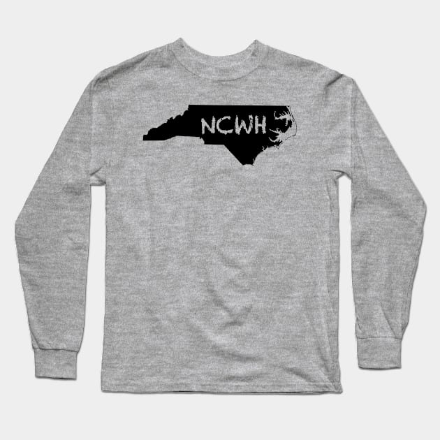 NCWH black logo Long Sleeve T-Shirt by NCwhiskeyhunters 